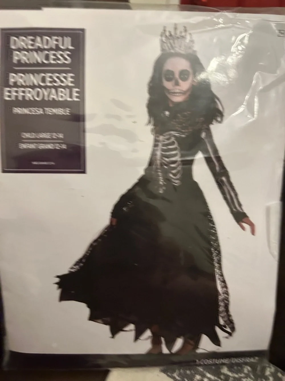 Amscan undead Princess Halloween costume for kids size 12-14 New - Picture 3 of 5